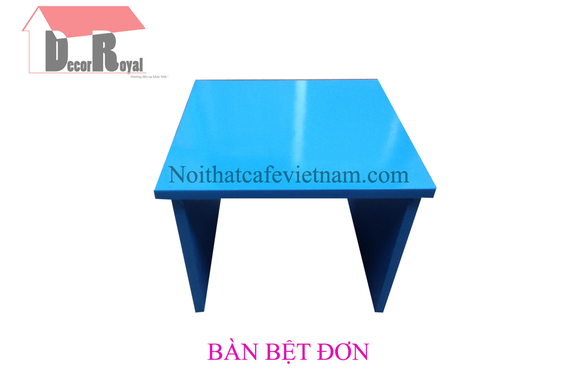 Bàn trà sữa xanh dương